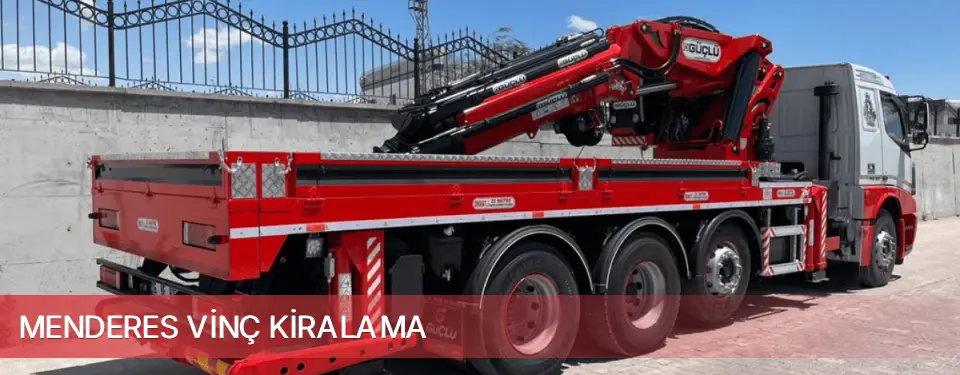Menderes İlçemi Vinç Kiralama